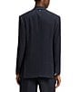 Hugo Boss BOSS By Hugo Boss Woven Pinstripe Point Lapel Long Sleeve Blazer, Color:Sky Caption Pinstripe - Image 2