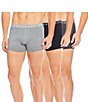 Color:Grey - Image 1 - Cotton Trunks 3-Pack