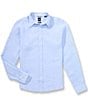 BOSS Liam Linen Long Sleeve Woven Shirt - Image 1