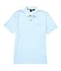 Hugo Boss BOSS Pallas Pima Cotton Short Sleeve Polo Shirt, Color:Light Blue - Image 1