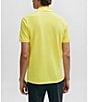 Color:Yellow - Image 2 - BOSS Pallas Short Sleeve Polo Shirt