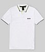 Color:Natural - Image 1 - BOSS Performance Stretch Paddy Pro Short Sleeve Polo Shirt