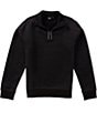 BOSS Sidney Cotton Quarter-Zip Pullover - Image 1