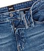 Color:Medium Blue - Image 4 - BOSS Slim Fit Delaware Solid Stretch Denim Jeans