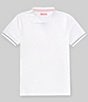 Color:Natural - Image 2 - BOSS Slim-Fit Performance Stretch Paul Pro Short Sleeve Polo Shirt