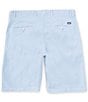 Color:Light Blue - Image 2 - BOSS Slim Fit Slice Stretch 8#double; Inseam Shorts
