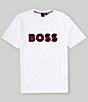 Color:White - Image 1 - BOSS Tiburt 420 Short Sleeve T-Shirt