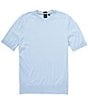 BOSS Umauro Solid Short Sleeve Wool Sweater - Image 1