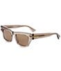 Color:Brown - Image 1 - Women's BV1122S 51mm Rectangle Sunglasses