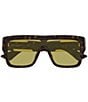 Bottega Veneta Women's Dash Ribbon 99mm Shield Sunglasses - Image 2