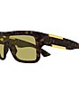 Bottega Veneta Women's Dash Ribbon 99mm Shield Sunglasses - Image 3
