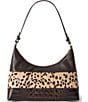 BRAHIMIN Olivia Espresso Natrona Collection Animal Print Shoulder Bag - Image 2