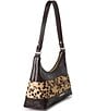 BRAHIMIN Olivia Espresso Natrona Collection Animal Print Shoulder Bag - Image 4