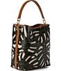 BRAHMIN Abrigado Collection Cacti Green Celina Bucket Shoulder Bag, Color:Cacti Green - Image 3