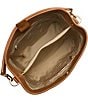 BRAHMIN Abrigado Collection Cacti Green Celina Bucket Shoulder Bag, Color:Cacti Green - Image 4