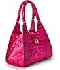 BRAHMIN Ombre Melbourne Collection Adrian Satchel Bag, Color:Affection - Image 3