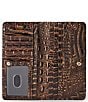 BRAHMIN Ady Melbourne Collection Chocolate Bifold Wallet - Image 3