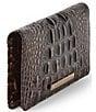 BRAHMIN Ady Melbourne Collection Chocolate Bifold Wallet - Image 4