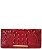 BRAHMIN Ady Melbourne Collection Volcanic Red Bifold Wallet - Image 1