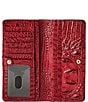 BRAHMIN Ady Melbourne Collection Volcanic Red Bifold Wallet - Image 3