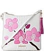 BRAHMIN Anabas Collection Sea Salt White Katie Crossbody Bag, Color:Sea Salt White - Image 1