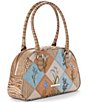 BRAHMIN Andersen Collection Angie Patchwork Dome Satchel Bag - Image 4