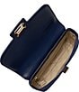 BRAHMIN Angora Collection Navy Hallie Crossbody Bag, Color:Navy - Image 3