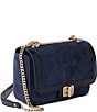 BRAHMIN Angora Collection Navy Hallie Crossbody Bag, Color:Navy - Image 4