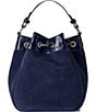 BRAHMIN Angora Collection Navy Melinda Bucket Bag, Color:Navy - Image 2