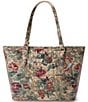BRAHMIN Asher Melbourne Collection Heirloom Floral Garden Medium Tote Bag - Image 2