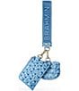 BRAHMIN Aura Blue Melbourne Etta Webbing Strap Wristlet - Image 2