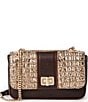 BRAHMIN Berryline Collection Ganache Hallie Crossbody Bag, Color:Ganache - Image 1