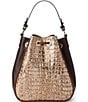 BRAHMIN Berryline Collection Ganache Melinda Bucket Bag, Color:Ganache - Image 2