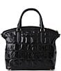 BRAHMIN Black Castle View Duxbury Satchel Bag, Color:Black - Image 2