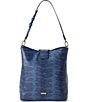 BRAHMIN Bonaire Collection Navy Celina Bucket Bag - Image 2