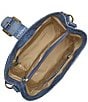 BRAHMIN Bonaire Collection Navy Celina Bucket Bag - Image 3
