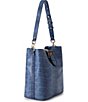BRAHMIN Bonaire Collection Navy Celina Bucket Bag - Image 4