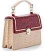 BRAHMIN Braga Collection Salsa Small Hallie Satchel Bag - Image 4