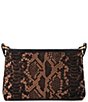BRAHMIN Bronze Captivate Collection Lorelei Snake Embossed Shoulder Bag, Color:Bronze Captivate - Image 2