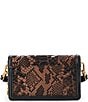 BRAHMIN Bronze Captivate Collection Minuette Snake Embossed Crossbody Bag, Color:Bronze Captivate - Image 2