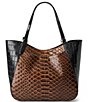 BRAHMIN Brunswick Collection Aliza Multi Croc Tote Bag - Image 2