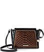 BRAHMIN Brunswick Collection Hillary Multi Croc Crossbody Bag - Image 1
