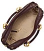BRAHMIN Buttonwood Collection Small Natasha Satchel Bag - Image 3
