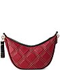 BRAHMIN Camden Collection Red Percy Crossbody Bag, Color:Red - Image 2