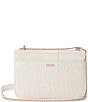 BRAHMIN Carman Collection Sea Salt White Rosalie Crossbody Bag, Color:Sea Salt White - Image 2