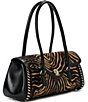 BRAHMIN Caspian Collection Black Dayan Satchel Bag, Color:Black - Image 4