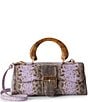 BRAHMIN Cassatt Collection Ombre Snake Dayan Satchel Bag - Image 1