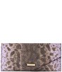 BRAHMIN Cassatt Collection Ombre Snake Embossed Lavender Veronica Wallet - Image 1
