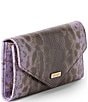 BRAHMIN Cassatt Collection Ombre Snake Embossed Lavender Veronica Wallet - Image 4