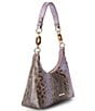 BRAHMIN Cassatt Collection Ombre Snake Embossed Olivia Shoulder Bag - Image 3